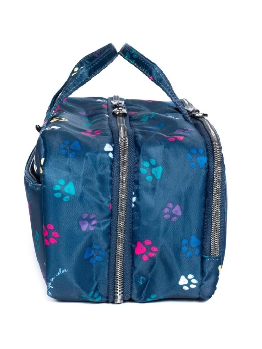 LUG - Flatbed Slim Cosmetic Case in Paws Navy - Picture 9 of 10